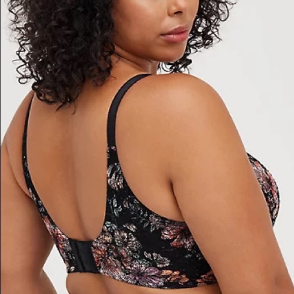 Torrid Floral Lace Back-Smoothing Bra, Sizes 46C & 44D! NWT! - Picture 5 of 6